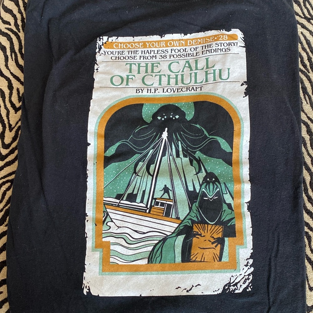 The Call of Cthulhu Graphic T-Shirt - Black